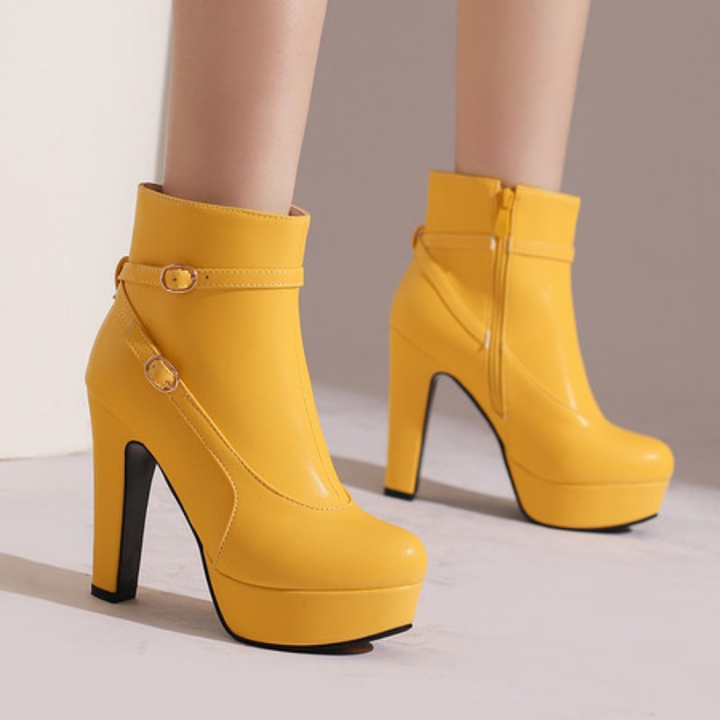 Ethnic Fashion Women - Botas de plataforma de moda feminina