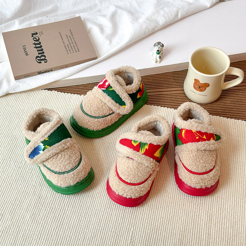 Kids Ethnic Fashion - Moda retro meninas sapatos 2025 inverno