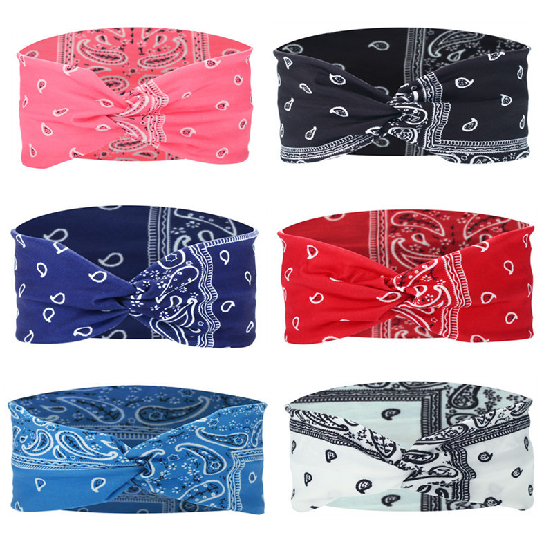 Ethnic Fashion Collection - Mulheres nó bandana yoga esporte atlético
