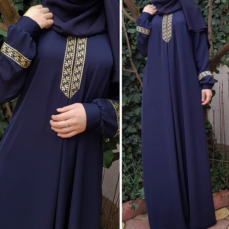 Ethnic Fashion Dubai - Estilo étnico muçulmano impressão abayas plus