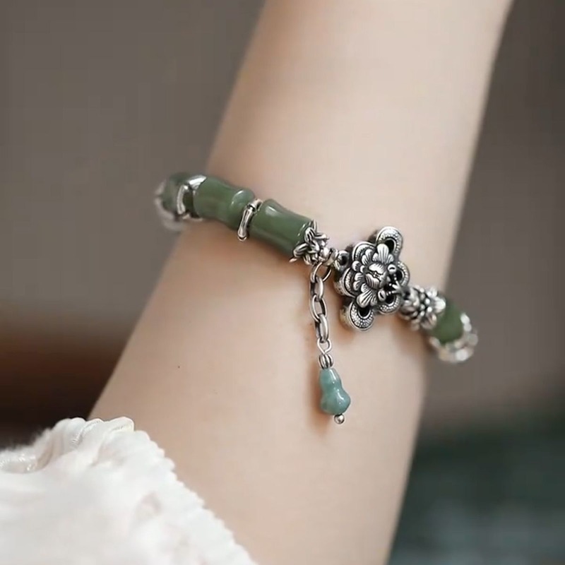 Ethnic Fashion Wear For Women - Nova Pulseira Feminina de Bambu Vintage