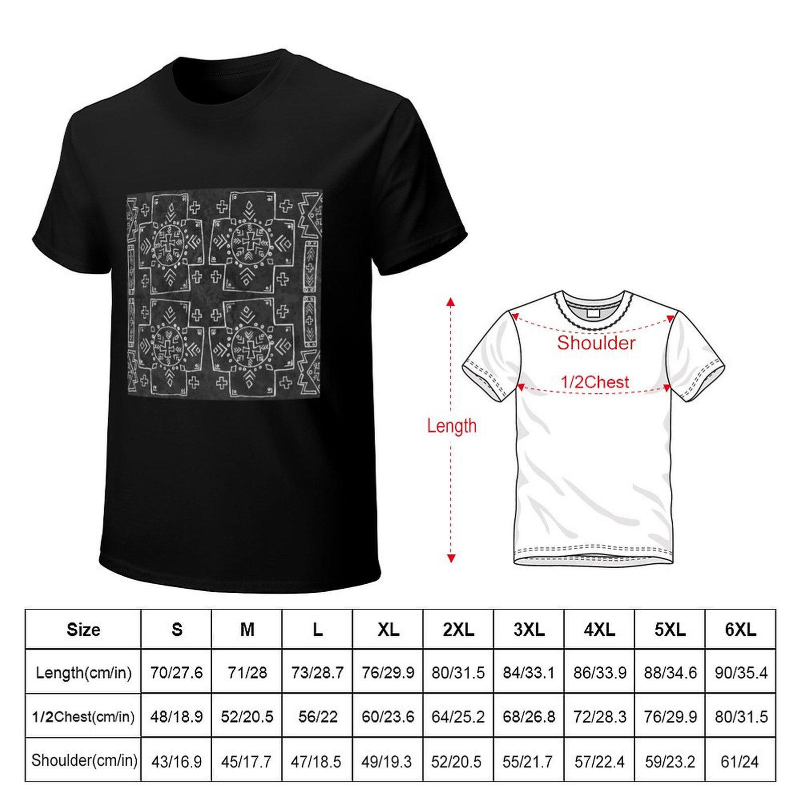 Camiseta de Trabalho Utilitári - Mudcloth Print Top avaliação e preço