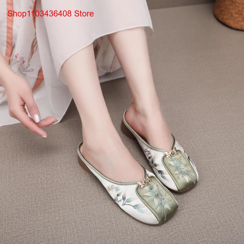 Novos Chinelos Bordados para C - Ethnic Fashion Women avaliação e preço