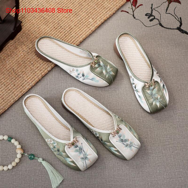 Novos Chinelos Bordados para C - Ethnic Fashion Women avaliação e preço