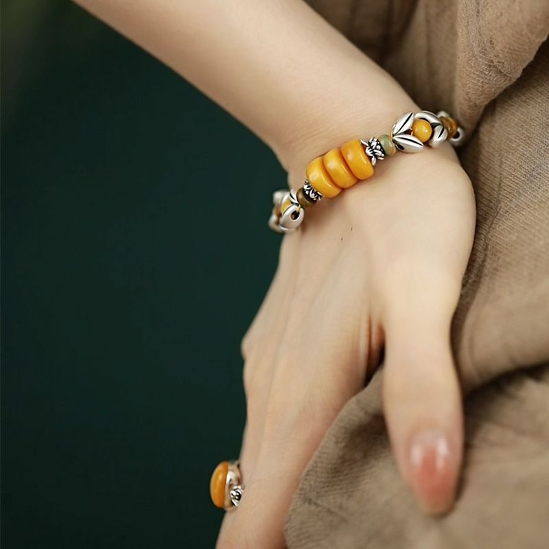 Pulseira de Contas Redondas Am - Ethnic Wear Fashion Designer avaliação e preço