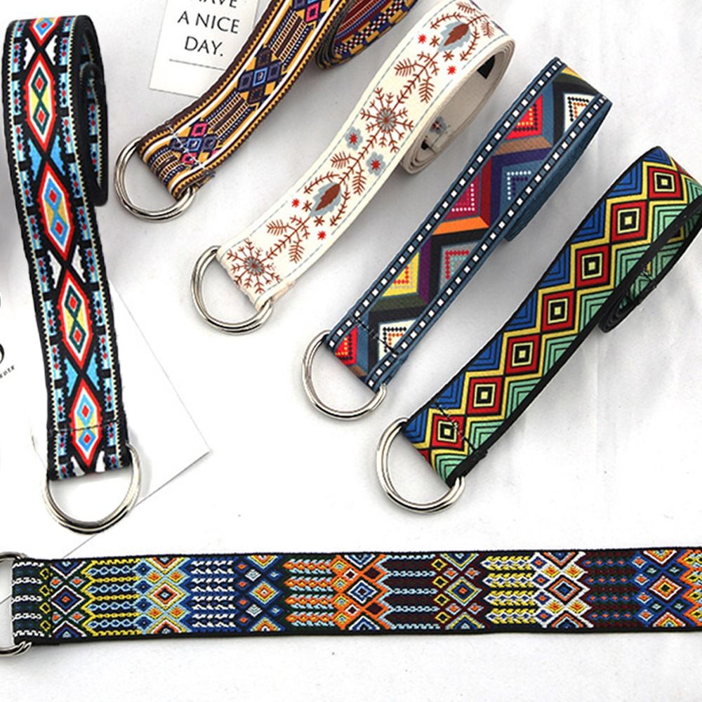 Cinto de lona trançado de nylo - Men'S Ethnic Fashion Trends avaliação e preço