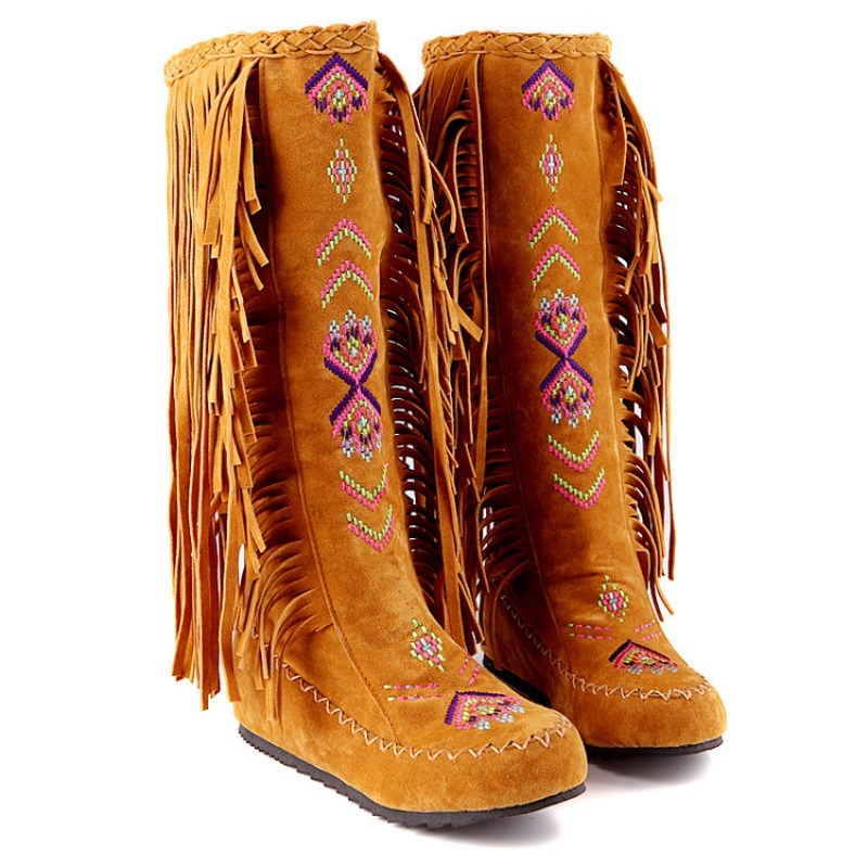 Botas Femininas de Cano Longo  - Ethnic Fashion Women avaliação e preço