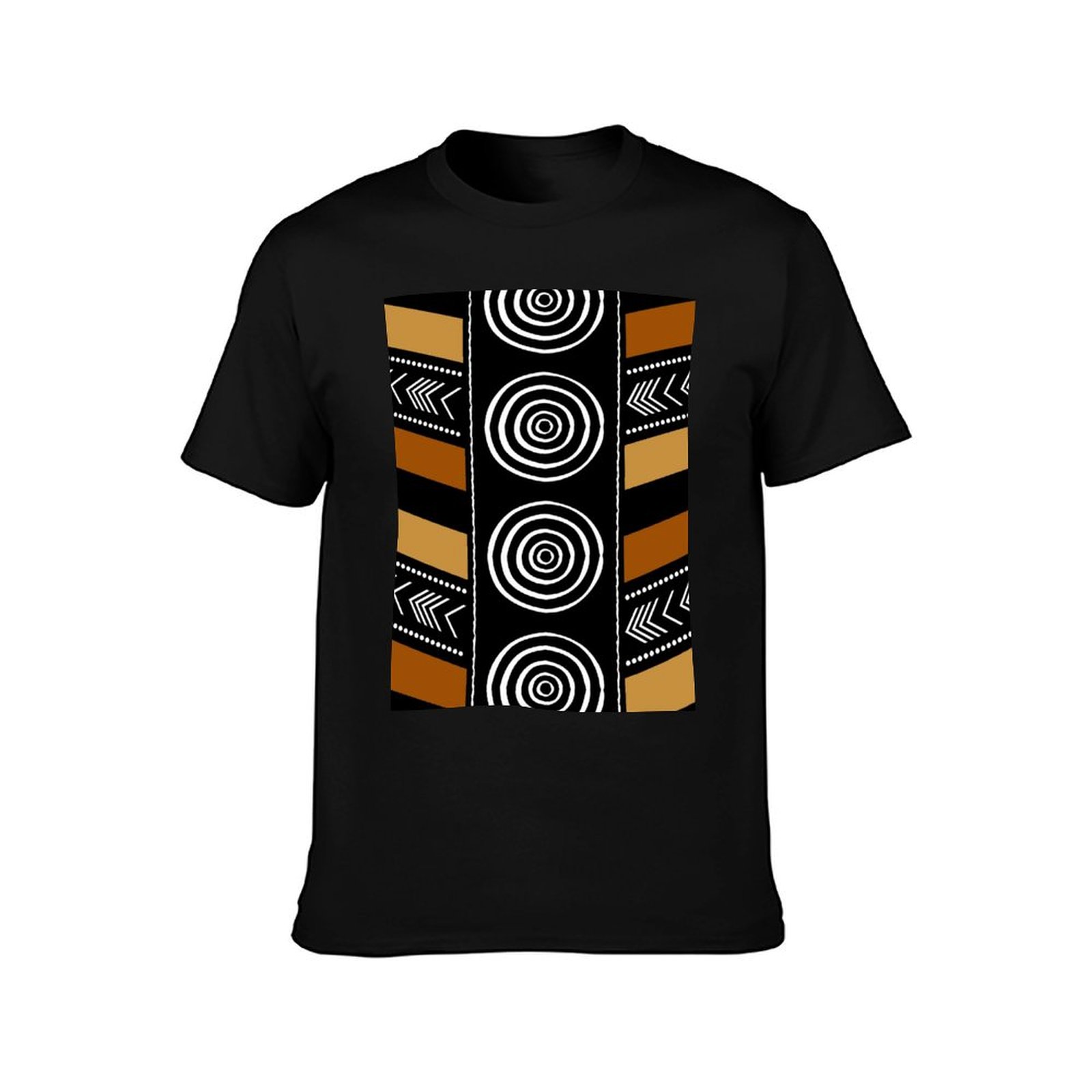 Camiseta Casual com Estampa de - Mudcloth Print Top avaliação e preço