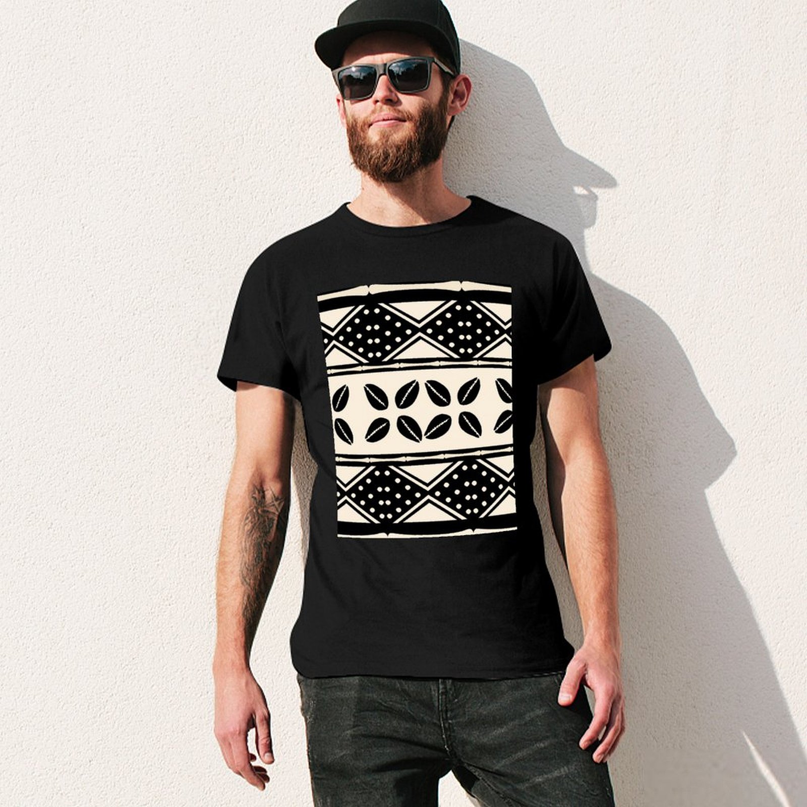 Camiseta com estampa abstrata  - Mudcloth Print Top avaliação e preço