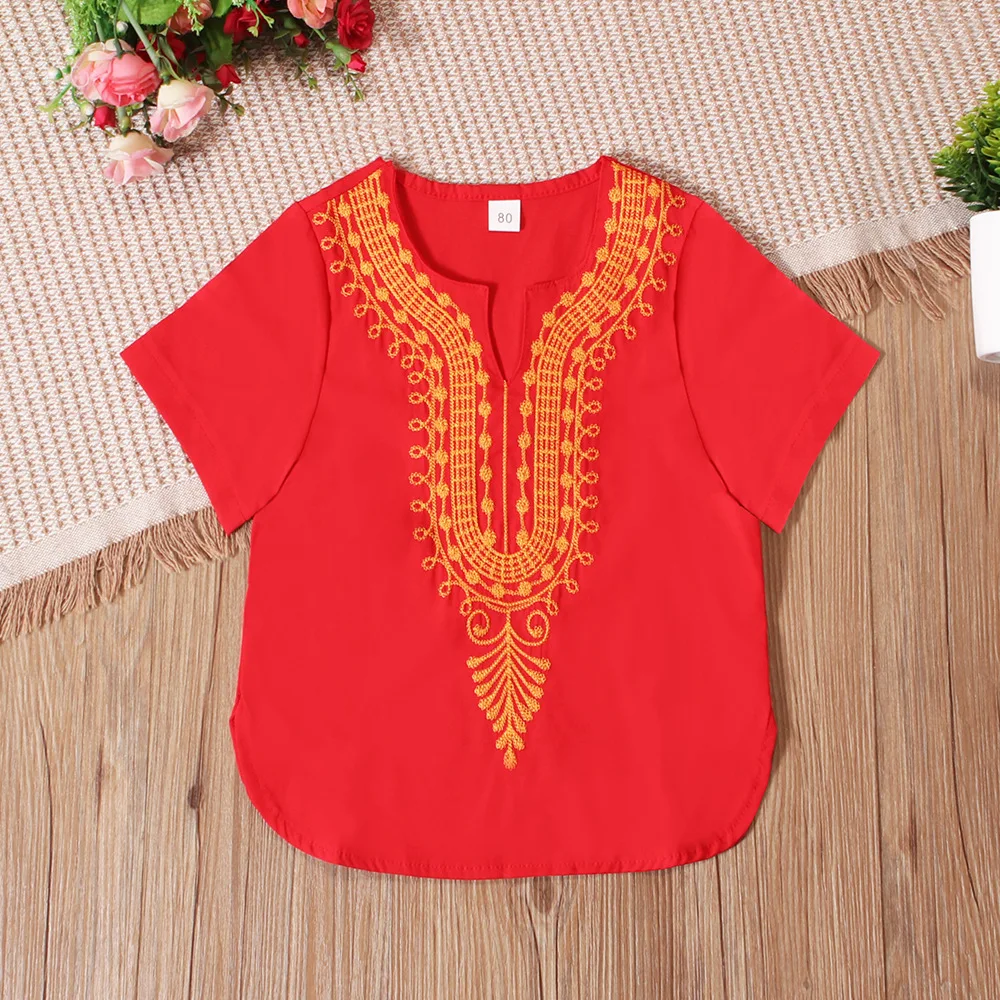 Camisetas Étnicas Vintage para - Kids Ethnic Fashion avaliação e preço