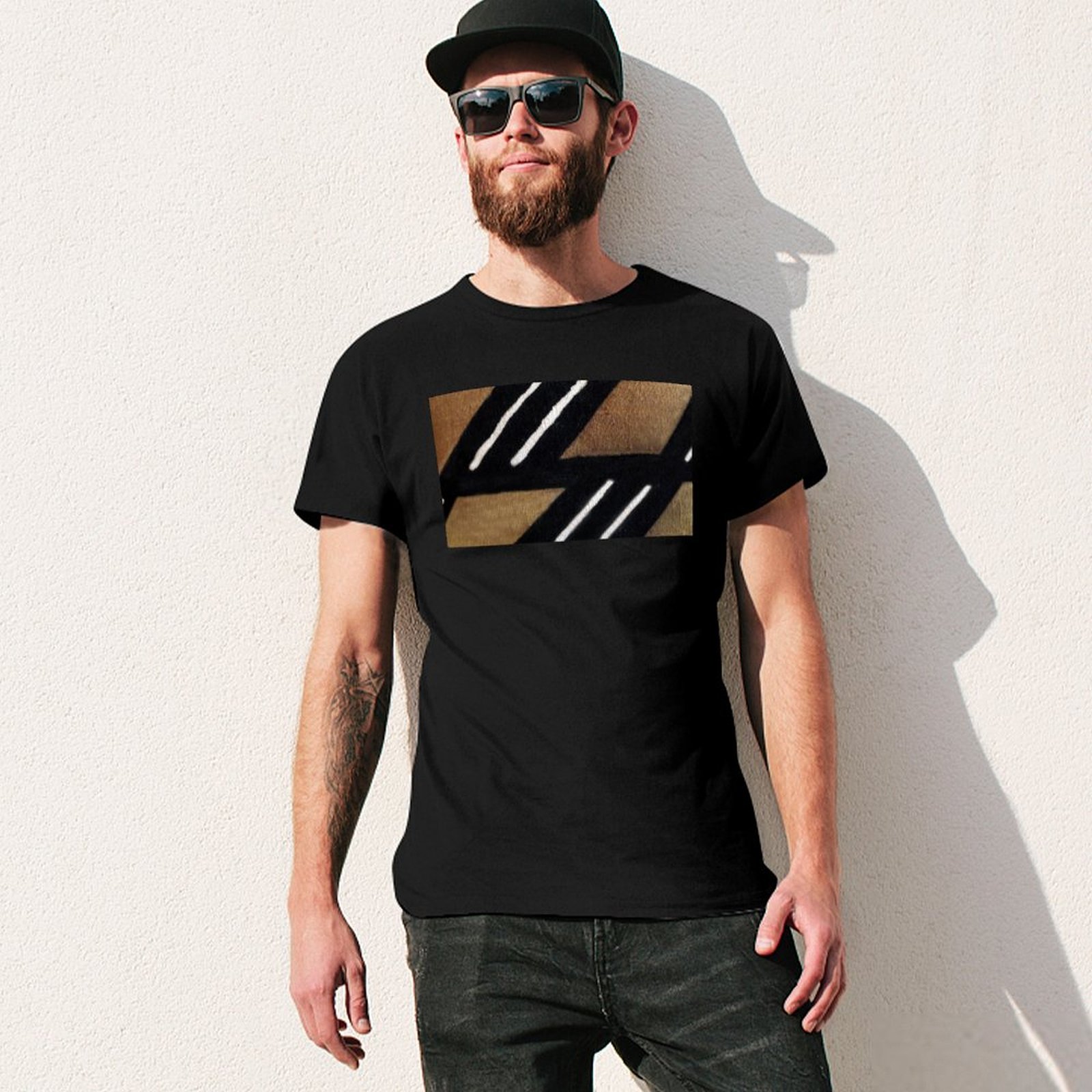 Camiseta Casual de Manga Curta - Mudcloth Print Top avaliação e preço