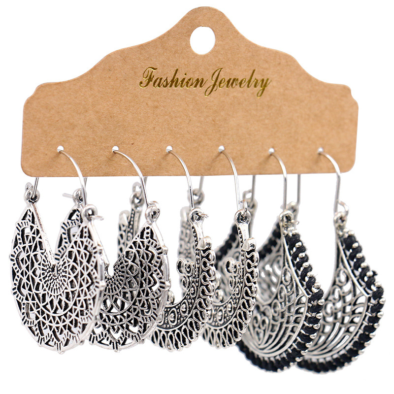 Antigo sliver-banhado oco liga - Ethnic Indian Fashion avaliação e preço