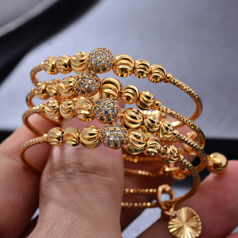 Pulseiras Dubai 24K com 4 peça - Ethnic Fashion Dubai avaliação e preço