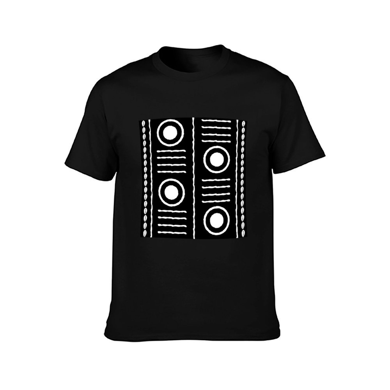 Camiseta com Design Tradiciona - Mudcloth Print Top avaliação e preço