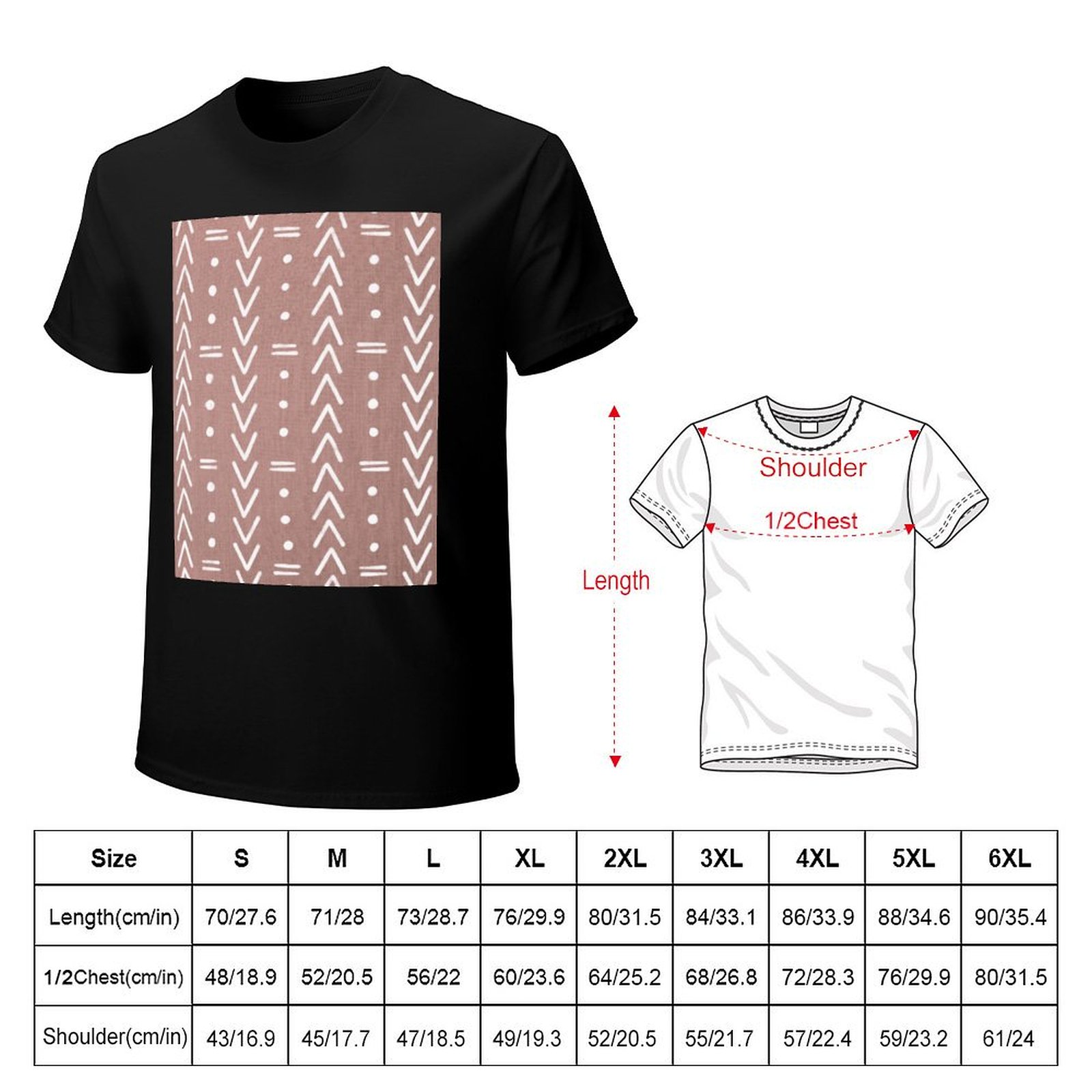 Camiseta Mudcloth com Formas G - Mudcloth Print Top avaliação e preço
