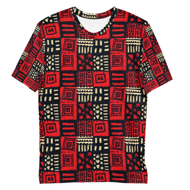 Camiseta Masculina com Estampa - Mudcloth Print Top avaliação e preço