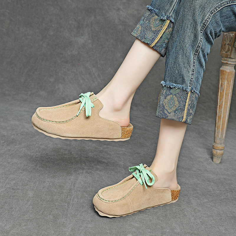 3cm camurça de vaca couro genu - Ethnic Fashion Women avaliação e preço