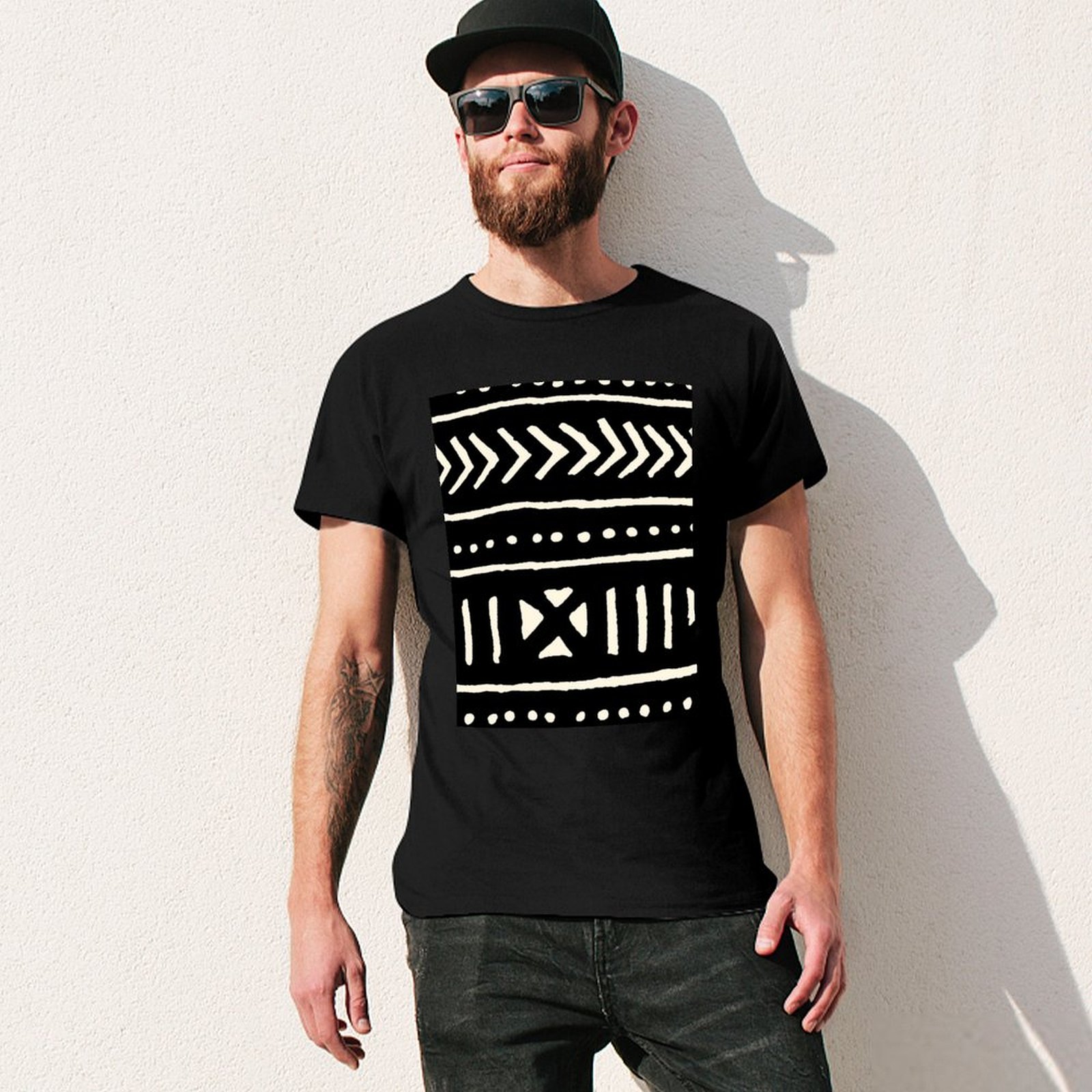 Camiseta de tecido africano pr - Mudcloth Print Top avaliação e preço