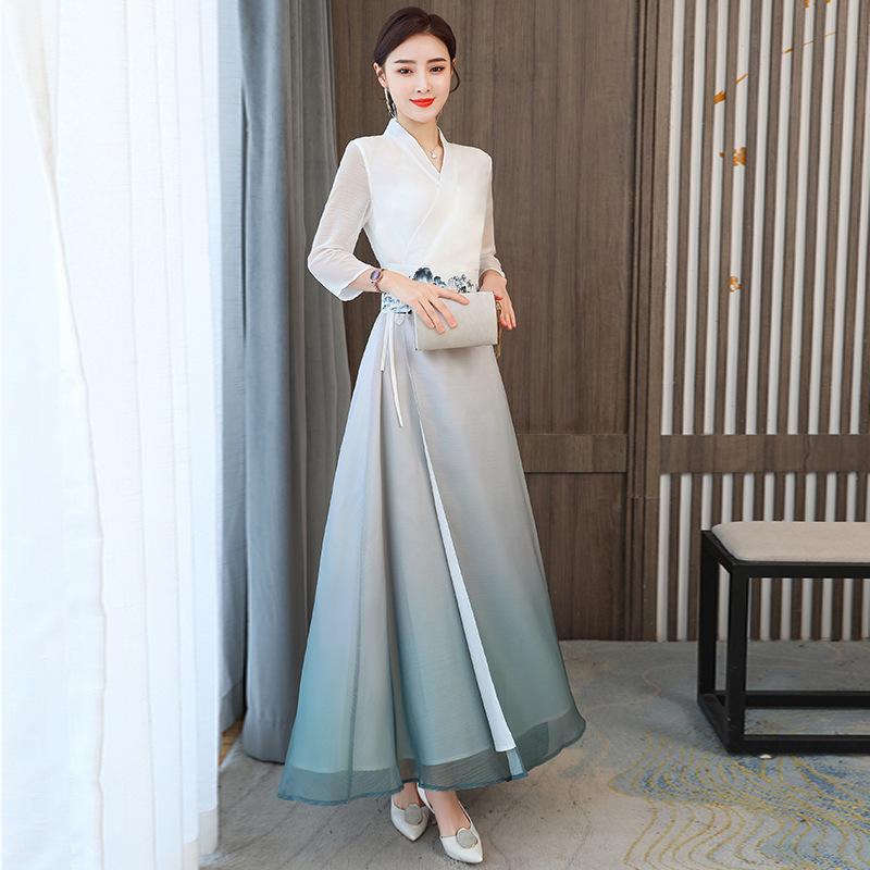 Vestido hanfu chinês tradicion - Ethnic Clothing & Online Fashion Store Khaadi Pk avaliação e preço