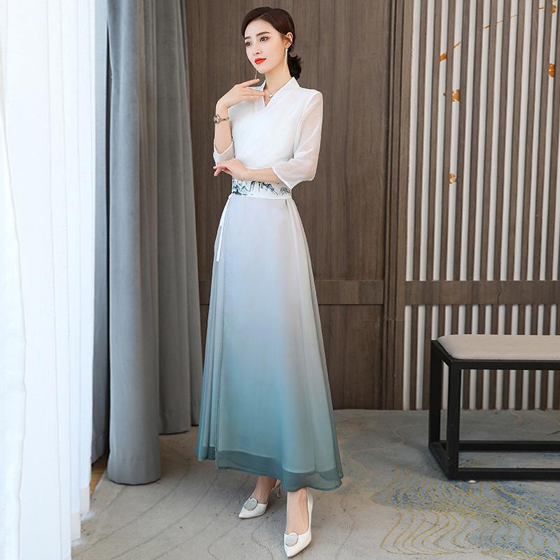 Vestido hanfu chinês tradicion - Ethnic Clothing & Online Fashion Store Khaadi Pk avaliação e preço