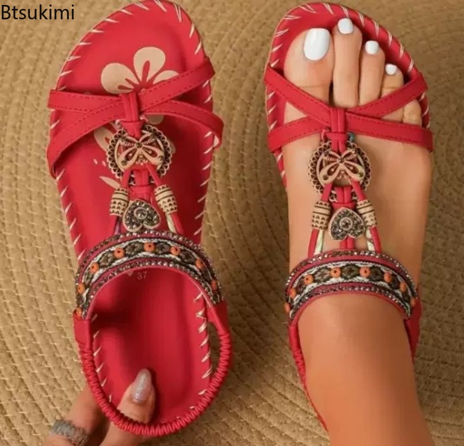 Sandálias Boêmias Femininas pa - Ethnic Fashion Women avaliação e preço