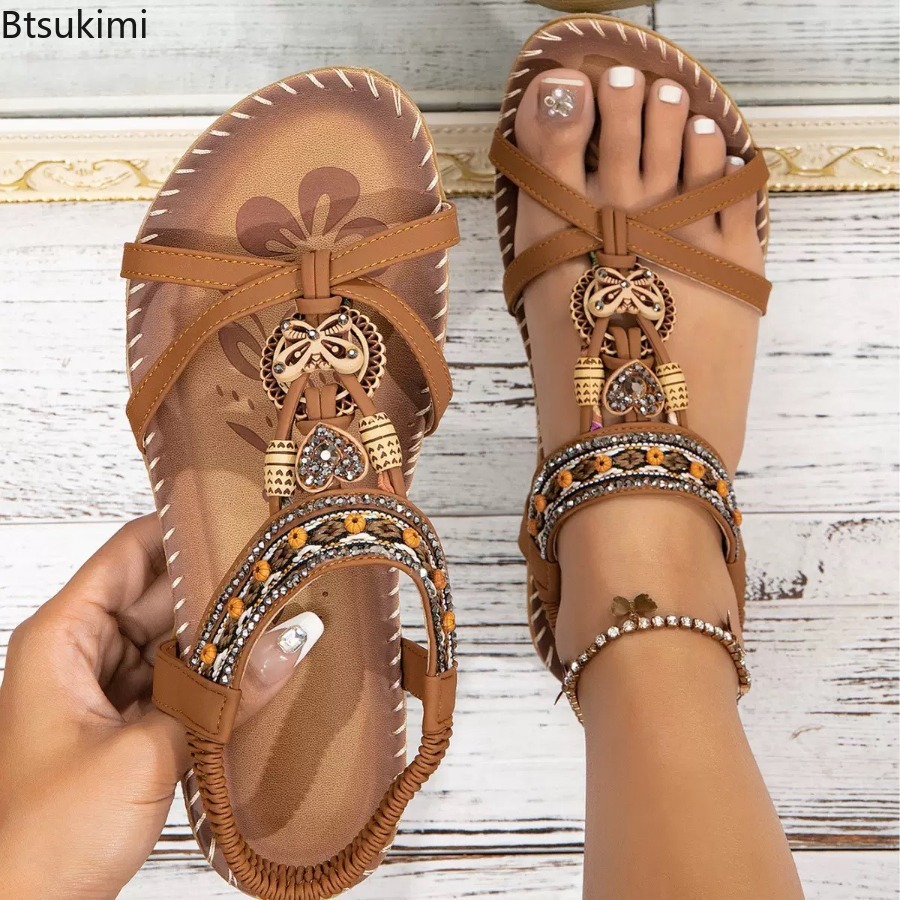 Sandálias Boêmias Femininas pa - Ethnic Fashion Women avaliação e preço