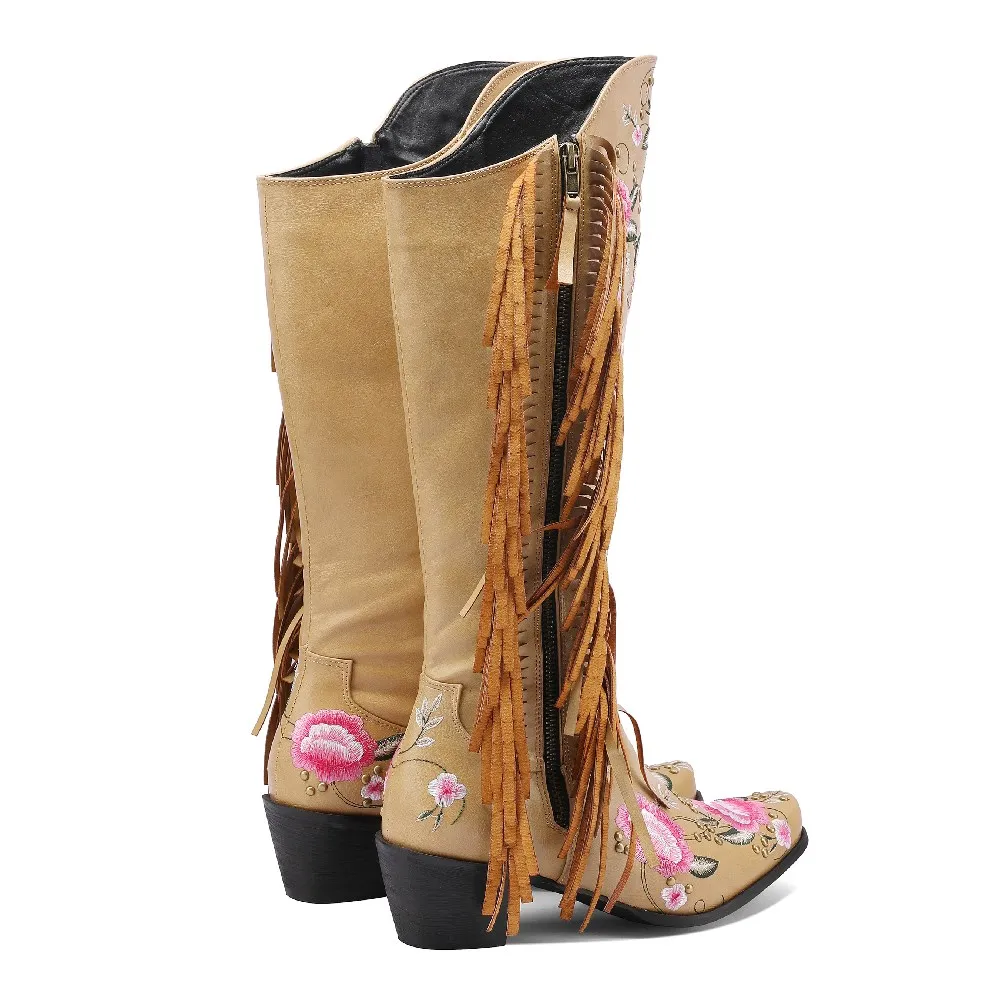 Moda bordado flor ocidental jo - Ethnic Fashion Women avaliação e preço