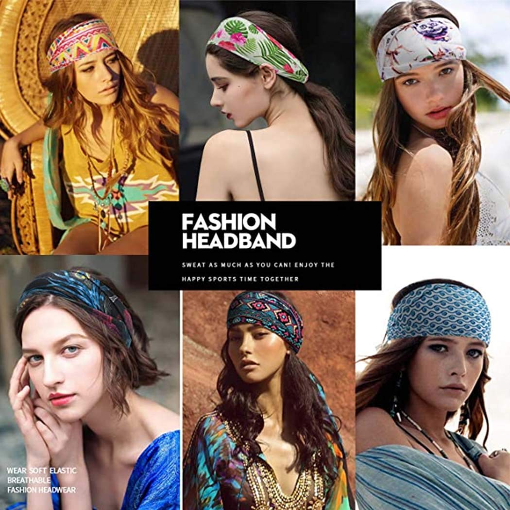 Wide Boho Headbands para Mulhe - Ethnic Fashion Collection avaliação e preço