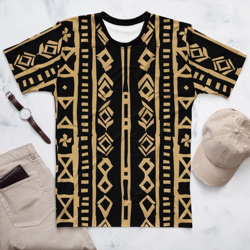 Camiseta Masculina com Estampa - Mudcloth Print Top avaliação e preço