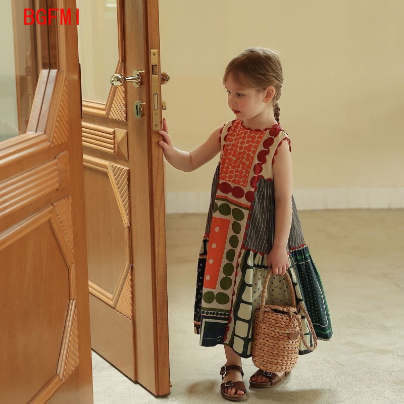 Vestido Retrô para Meninas de  - Kids Ethnic Fashion avaliação e preço