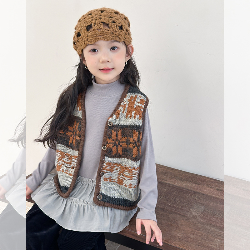 2025 outono nova moda menina r - Kids Ethnic Fashion avaliação e preço