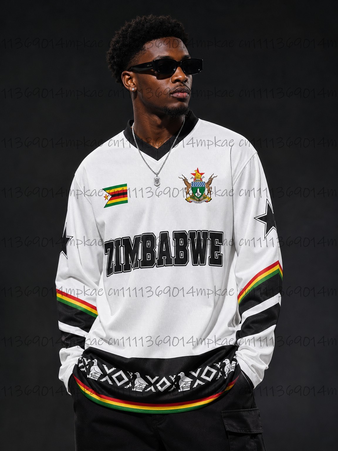 Camiseta Masculina de Manga Lo - Ethnic Fashion In avaliação e preço